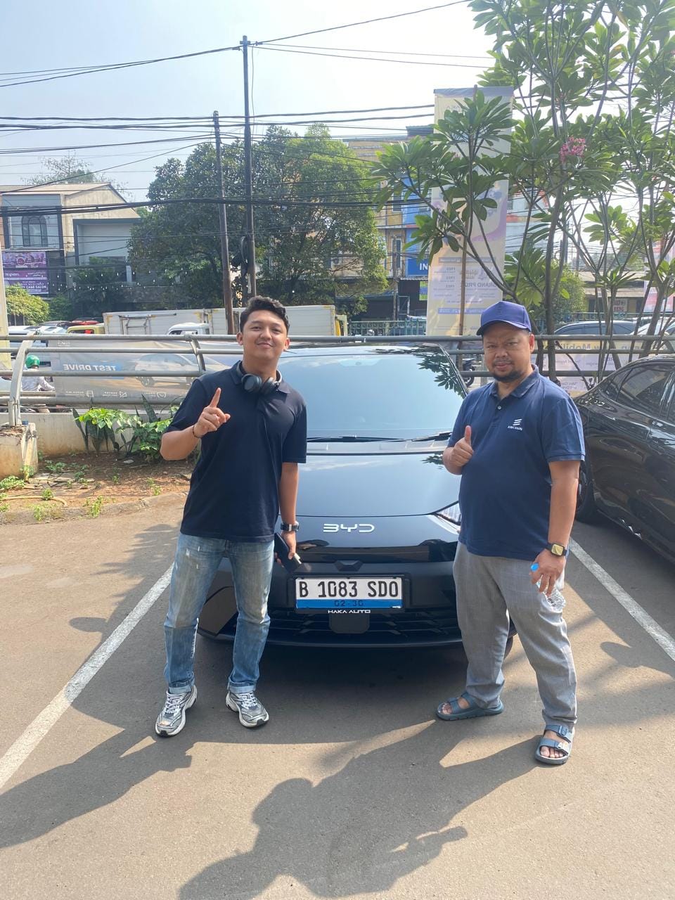 Delivery BYD Atto 1 Black Cibubur