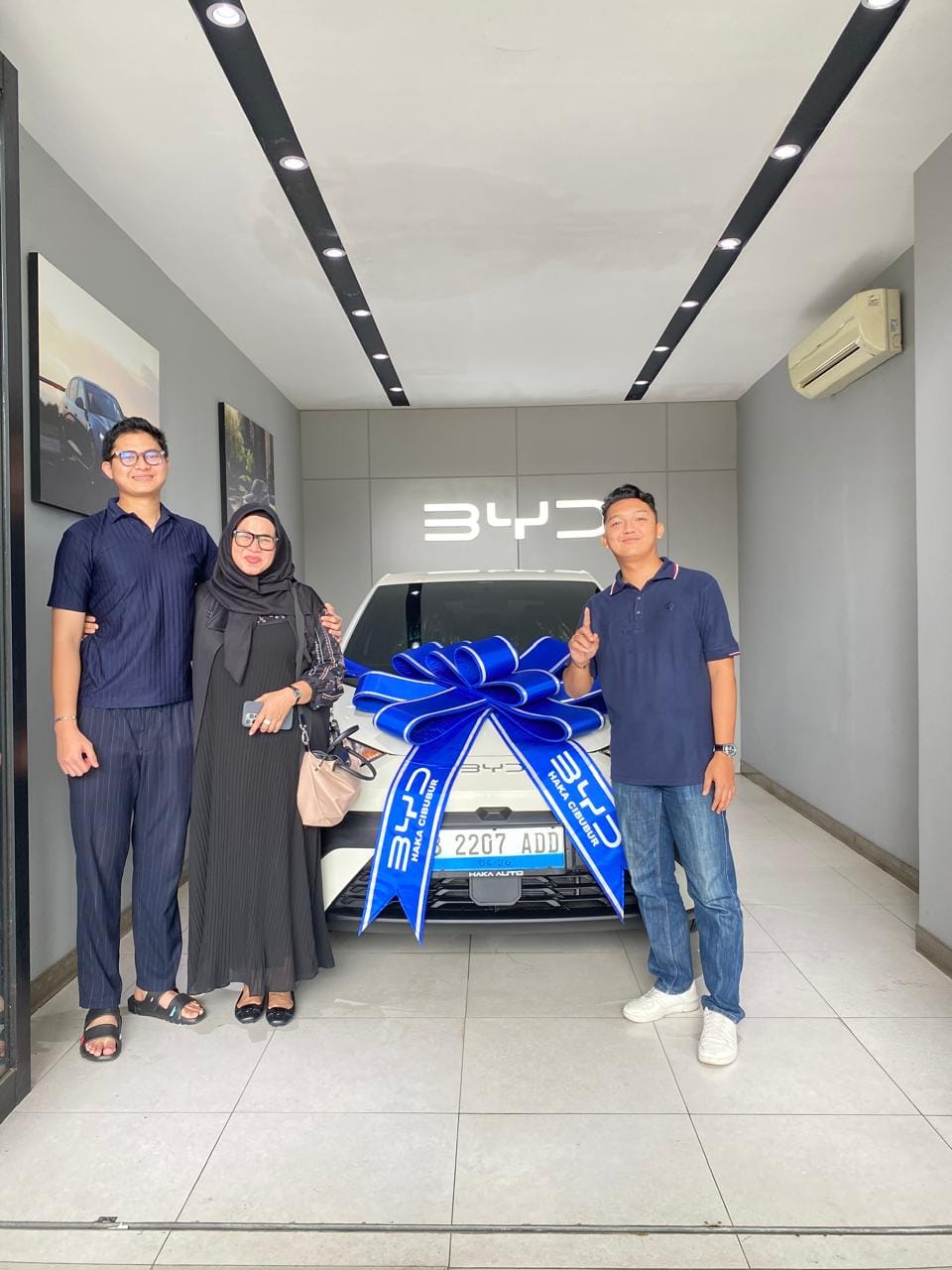 Delivery BYD Atto 1 Putih Cibubur